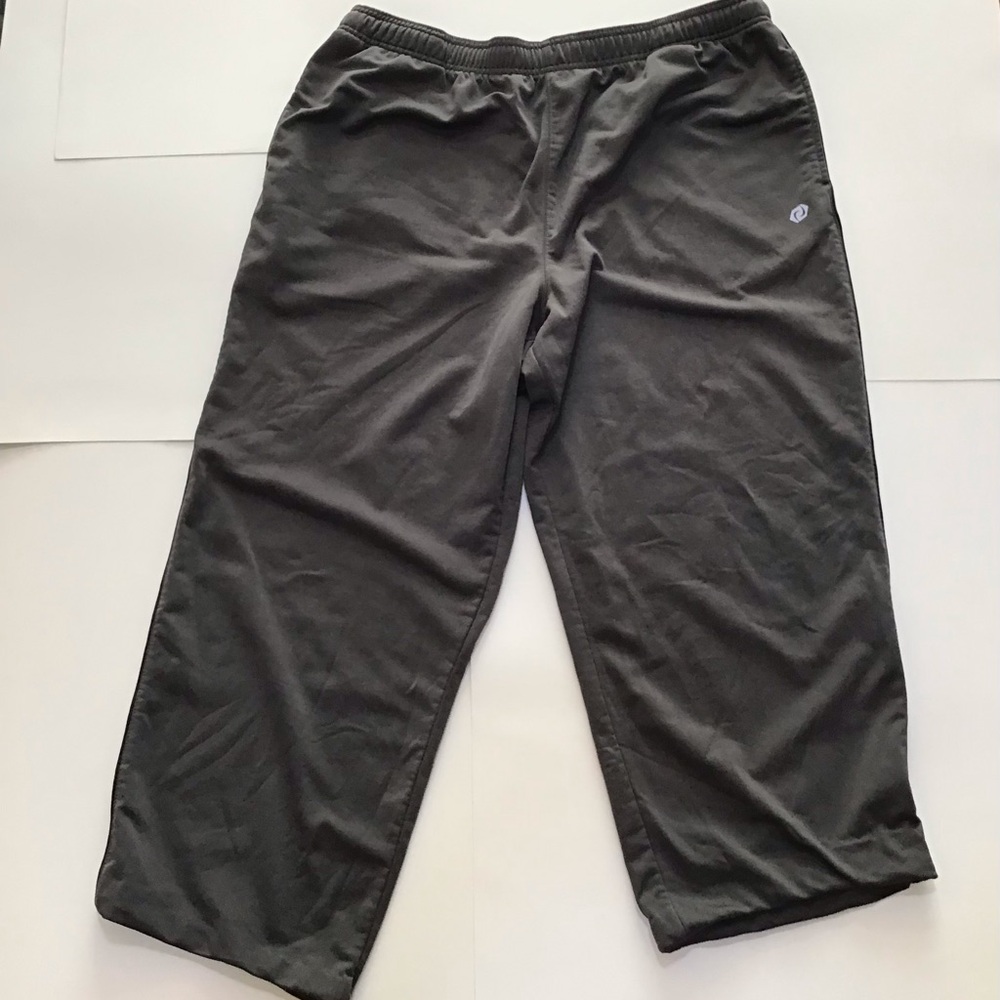 SB Tech Cool Play Athletic Sweatpants Mens Sz XL Inseam 24" Gray Quick-Drying